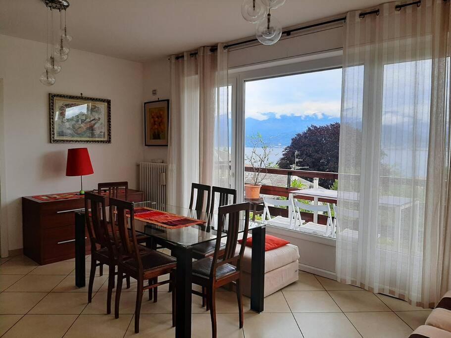 La Finestra Sul Lago - In Villa Con Vista E Posto Auto Coperto Stresa Exteriör bild